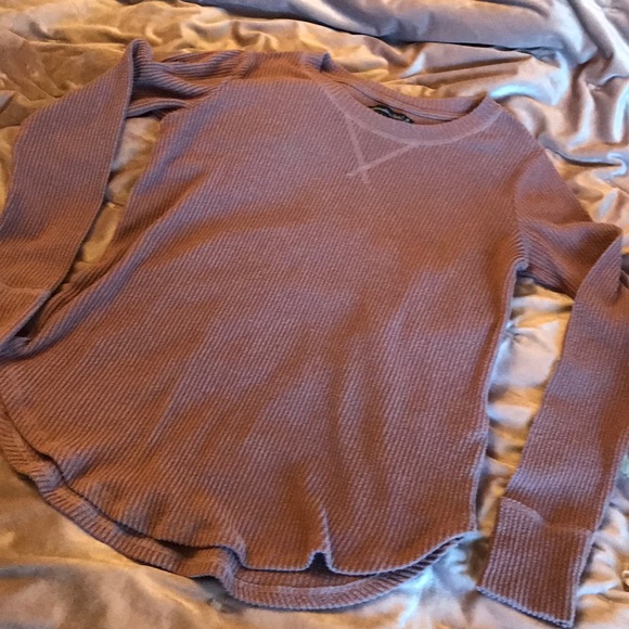 Abercrombie & Fitch Tops - Dusty Rose Soft Long Sleeve Shirt